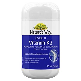 Nature's Way Vitamins K2 180mg 30s