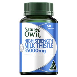 Nature's Own High Strength Milk Thistle 35000mg 60 Capsules