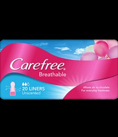Carefree Liner Breathable 20 Pack
