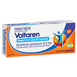 Voltaren Rapid 12.5mg x 20 Liquid Capsules