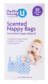 babyU Nappy Sacks 50 Pack
