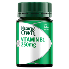 Nature's Way 1910 Vitamins B1 250mg 75 Tablets