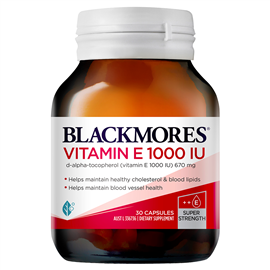 Blackmores Natural E 1000IU 30 Capsules