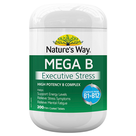 Nature's Way Mega B 200 Tablets