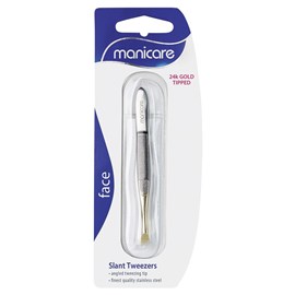 Manicare Slant Tweezer Gold Tipped 36500
