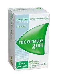 Nicorette Gum Classic 4mg 105