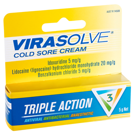 Virasolve Coldsore Cream 5g
