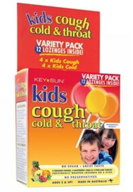 Kids Cough Cold & Throat 12 Pack