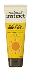 Natural Instinct Natural Sunscreen SPF30 100g