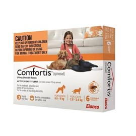 Comfortis Tab 270mg Orange 6 Pack