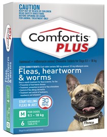 Comfortis Tab 560mg Green 6 Pack