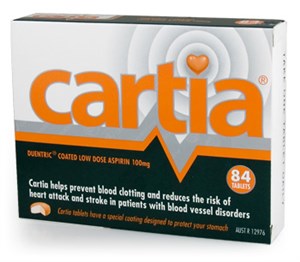 Cartia 100mg Tablet 84