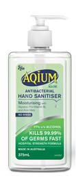 Ego Aqium Hand Sanitiser Aloe Vera 375ml
