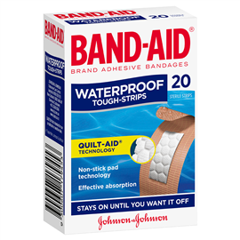 Band - Aid Tough Waterproof Regular 20 Strips