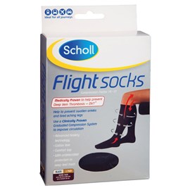 Scholl Flight Socks Unisex 6 - 9