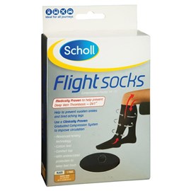 Scholl Flight Socks Unisex 9 - 12