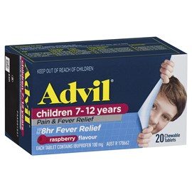 Advil 7-12 Years 20 Chewable Tablets