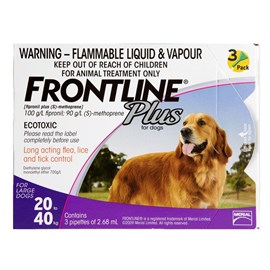Frontline Plus Dog 20 40kg Large 3