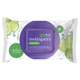 Swisspers Cucumber Facial Wipes 25