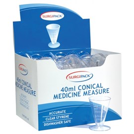 SurgiPack 40ml Conical Medicine Measure (6419)