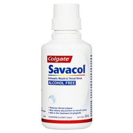 Savacol Mouth Rinse Alcohol Free 300ml