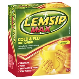 Lemsip Flu Max Strength 10 Sachets