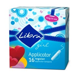 Libra Girl Applicator Regular 16 Tampons