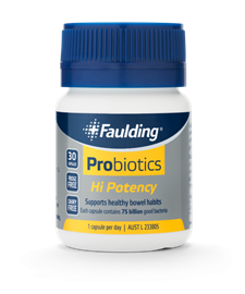 Faulding Probiotics Hi potency 75 Billion 30 Capsules