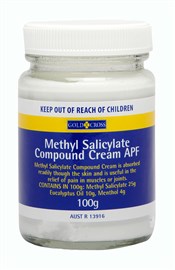 Gold Cross Methyl Salicylate Co Cream 100g