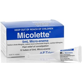Micolette Micro-Enema 5ml 12 Tubes