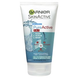 Garnier Pure Active Cleansing 3 In 1 150ml