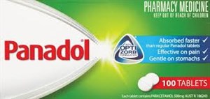 Panadol Optizorb 100 Tablets