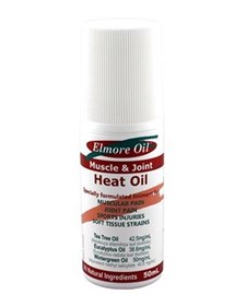 Elmore Oil Muscle Heat Roll On 50mL