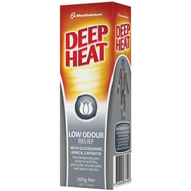 Deep Heat Low Odour Cream 100g