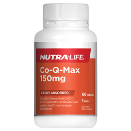 Nutra-Life CO Q MAX 150mg 60 Capsules
