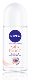 Nivea Deodorant Roll-On Silk Touch 50mL
