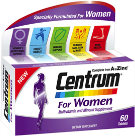 Centrum For Women 60 Tablets