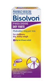 Bisolvon Pholcodine Dry Forte 200ml
