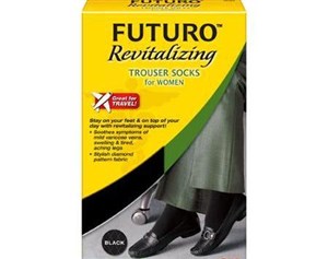 Futuro Revetalizing Trouser Sock Women Small