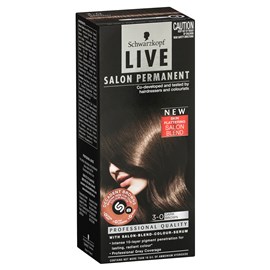 Schwarzkopf Live Salon Permanent 3-0 Dark Brown