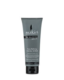 Sukin Oil Balancing Plus Charcoal Pore Refining Facial Scrub 125ml