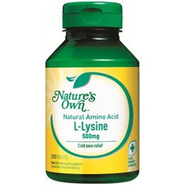 Nature's Own L-Lysine 500mg 200 Tablets