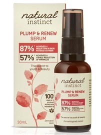 Natural Instinct Plump & Renew Serum 30ml