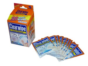 Clear Wipe Lens Cleanser Anti Fog 20 pack