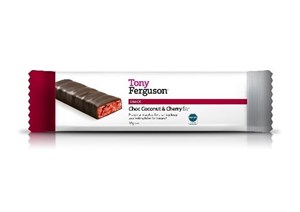 Tony Ferguson Choc Coconut & Cherry Snack Bar 35g