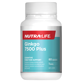 Nutra-Life Ginkgo 7500 60 Capsules