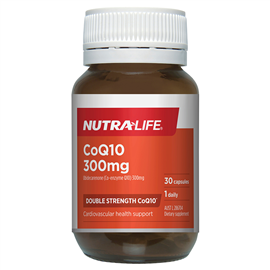 Nutra-Life COQ10 300mg Double Strength 30 Capsules