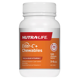 Nutra-Life Ester C+ 500 Chewable 120 Tablets