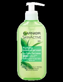Garnier Pure Natural Green Tea Gel Cleanser Wash