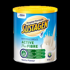 Sustagen Hospital Active + Fibre Vanilla 840g
